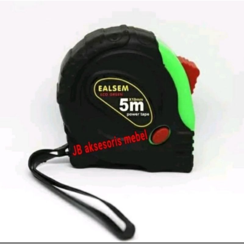 METERAN 5M SARUNG KARET MERK XP TOOL / METERAN TUKANG 5 METER