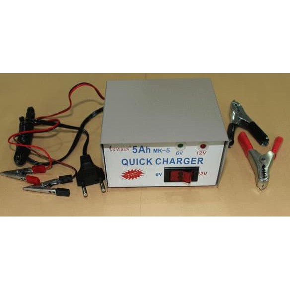 PROMO Charger Aki 5 Ampere Merk RAYDEN