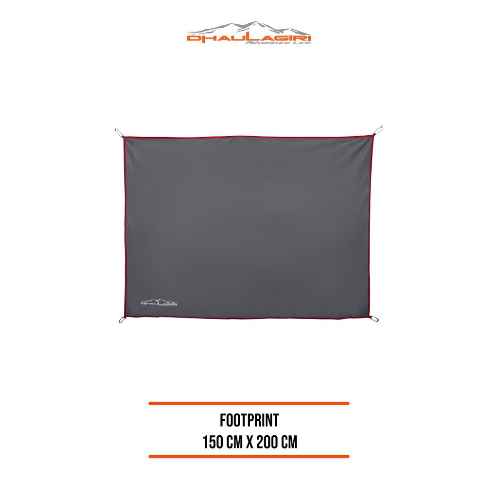 Footprint 150 x 200 Dhaulagiri Alas Tenda Camping Multifungsi Flysheet