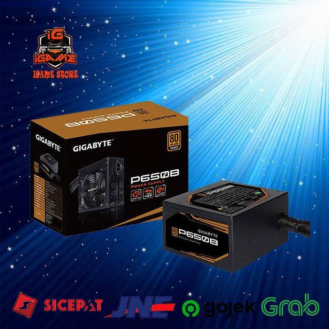 GIGABYTE P650B 650W 80+ BRONZE PSU 650 WATT MANTULLL