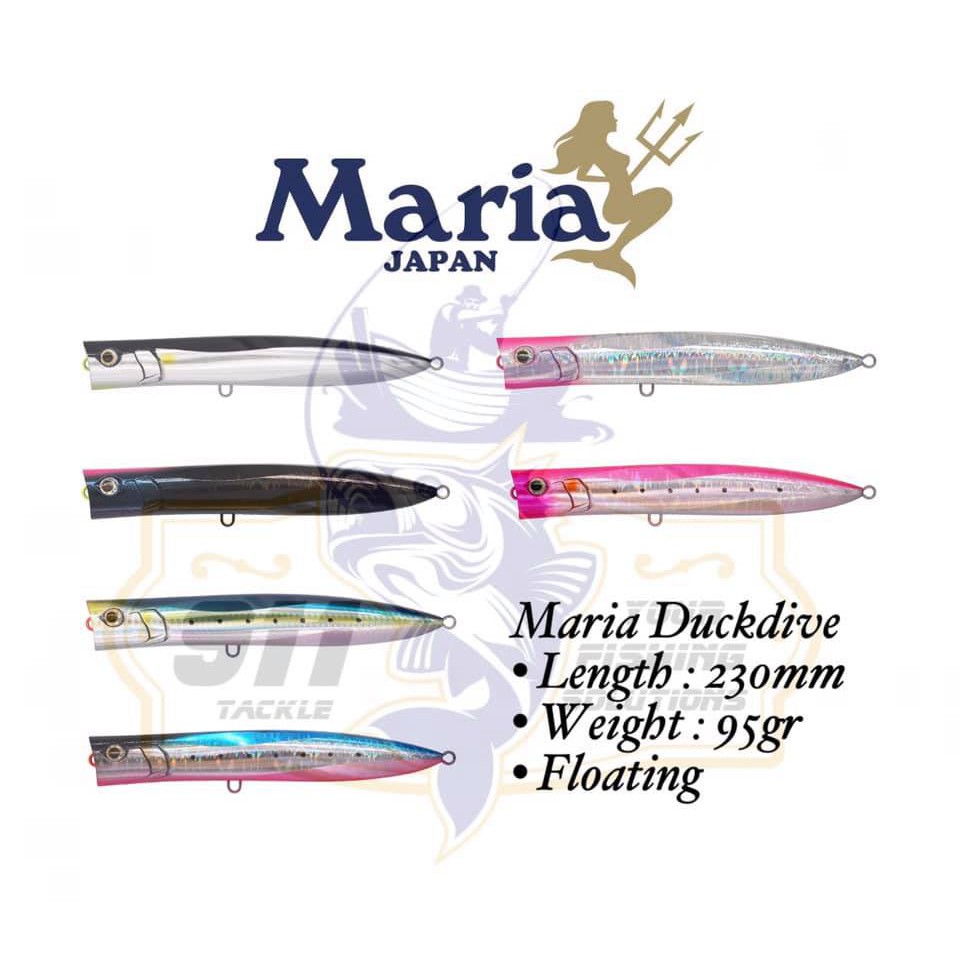 LURE POPPER SWIMBAIT MARIA DUCKDIVE