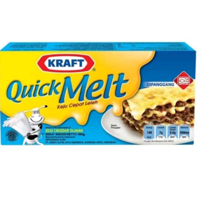 

Keju Kraft Quick Melt 165gr