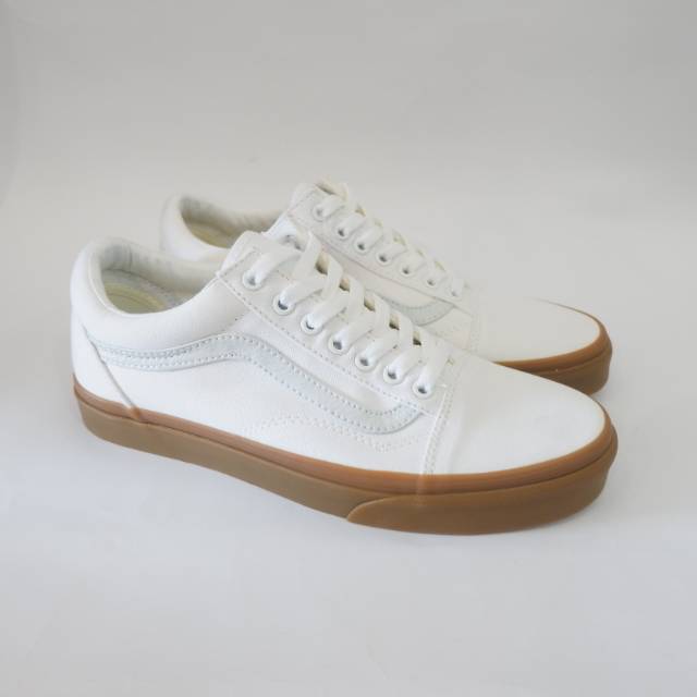 white old skool canvas vans