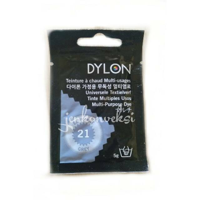 

Pewarna Pakaian Celep Dylon Elephant Grey 21 Per Sachet