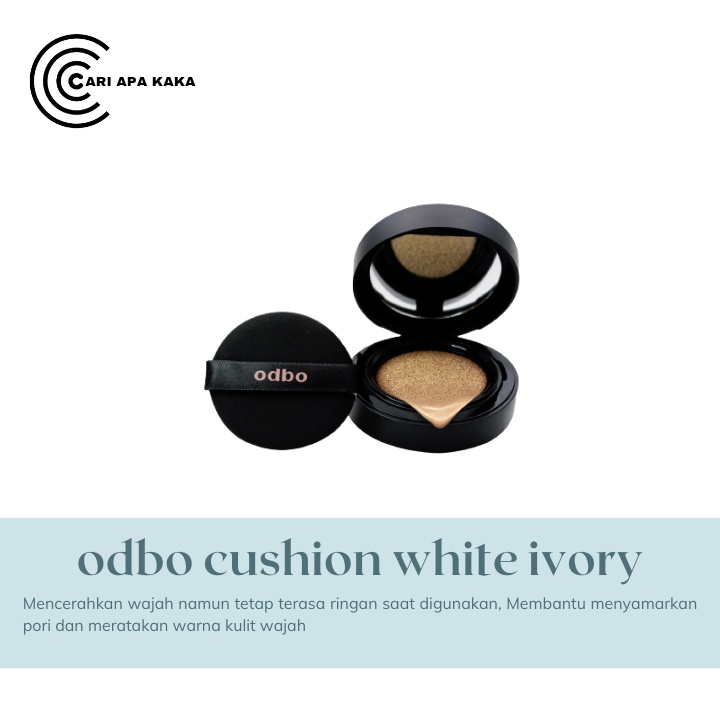 odbo cushion white ivory fresh matte