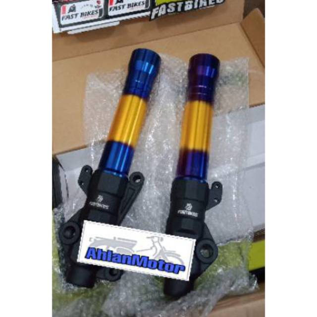 Bottom Shock Depan Pelangi mio, Scoopy,Beat,vario /Bottom Shock murah/Bottom Shock pelangi/Shock