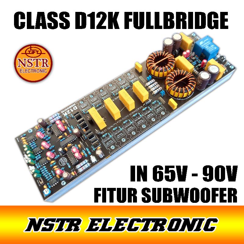 CLASS D 12K FULLBRIDGE + SUBWOOFER TANPA ARUS BIAS EXTERNAL