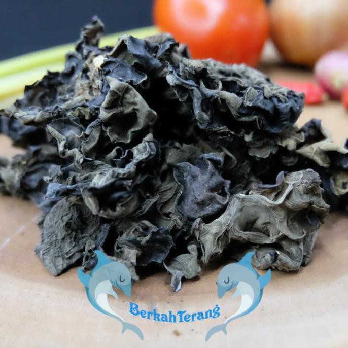 

TERMURAH Jamur Kuping Hitam Premium 250gr / Dried Black Fungus Kode 156