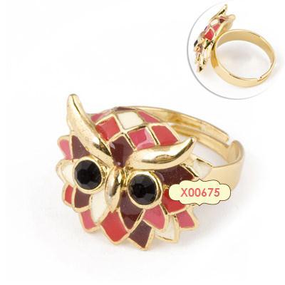 LRC Cincin Korean personality fashion OWL decorated with X00675