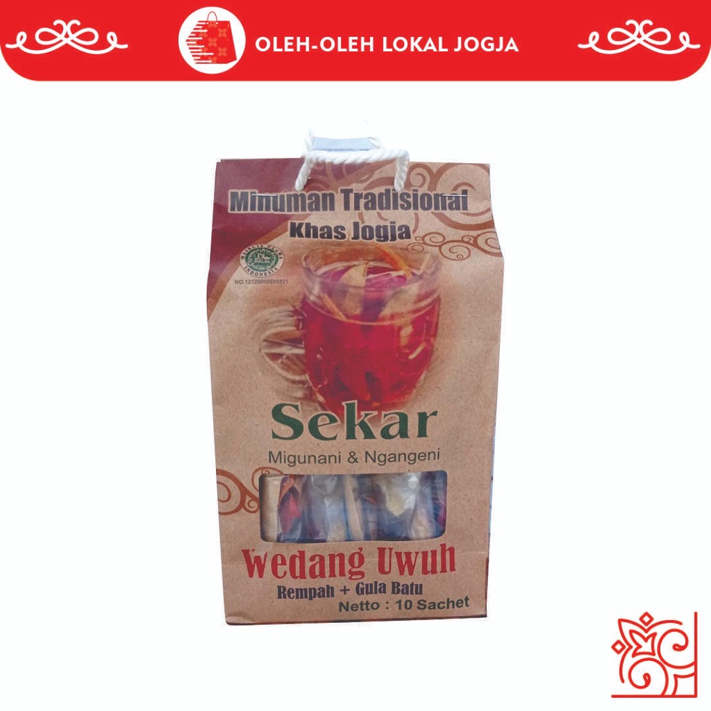 

Wedang Uwuh Jogja (Rempah + Gula Batu) "Sekar" ISI 10Sachet