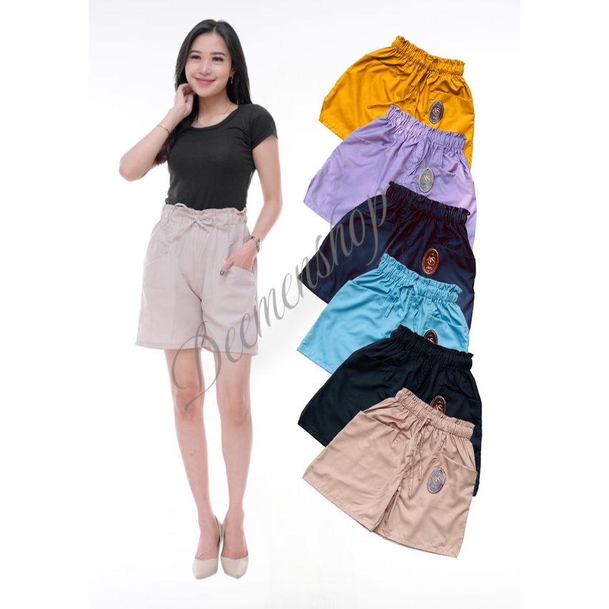 Celana Pendek Santai Wanita / Hotpants Korean Style