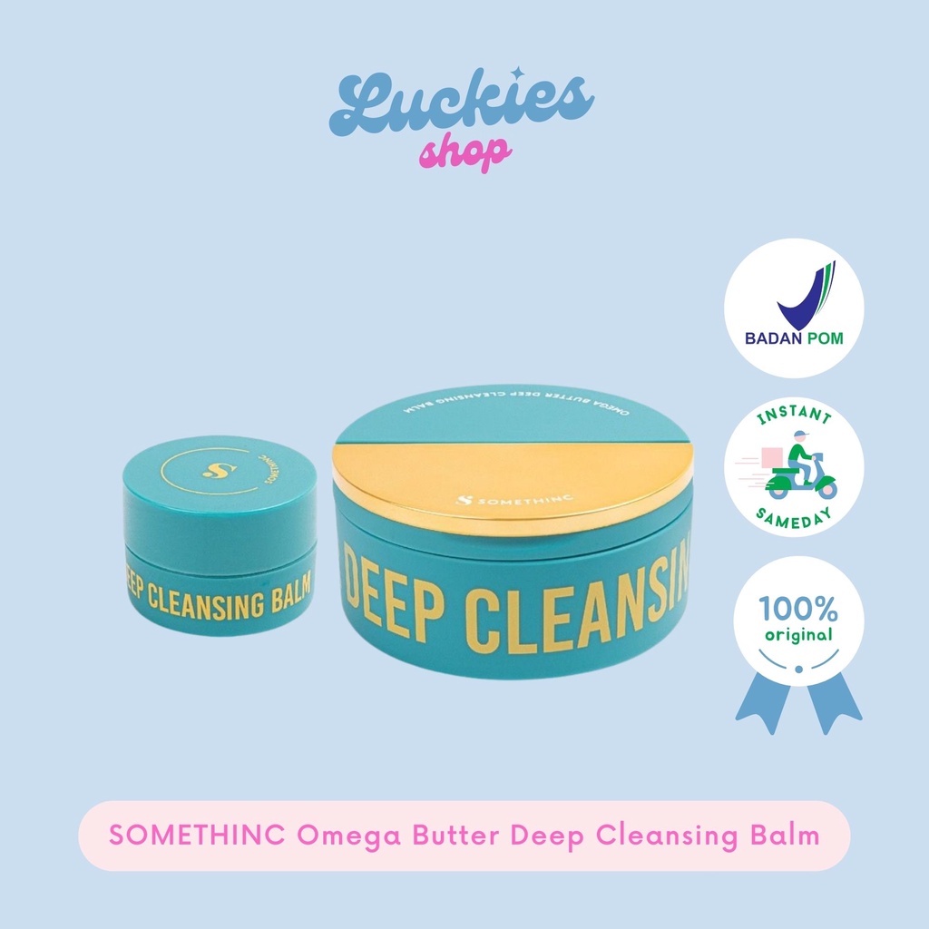 BPOM SOMETHINC Omega Butter Deep Cleansing Balm Pembersih Wajah Make Up