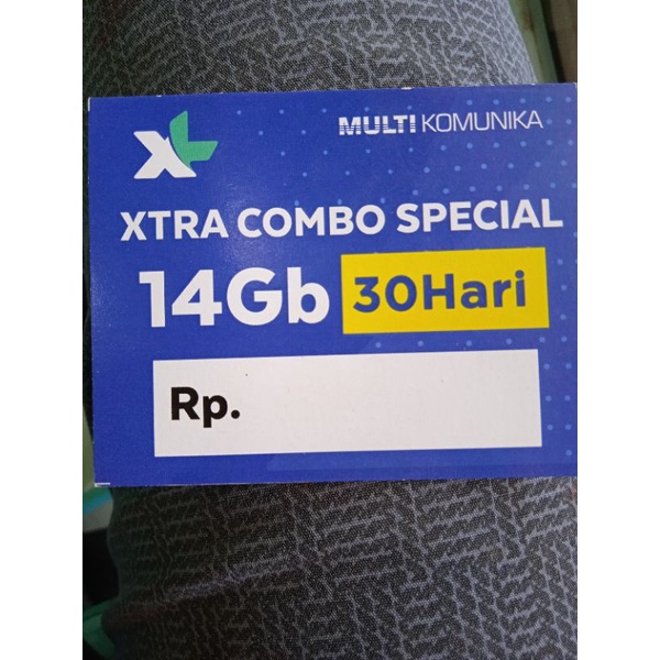 voucher XL 14gb combo spesial