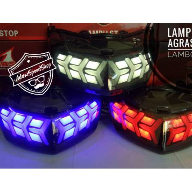 Stop lamp nmax old Lamborghini/lampu stop nmax old Lamborghini
