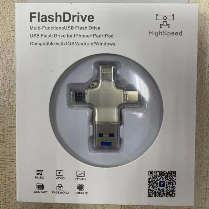 Multi Function USB Flash Drive 4in1 for ios android