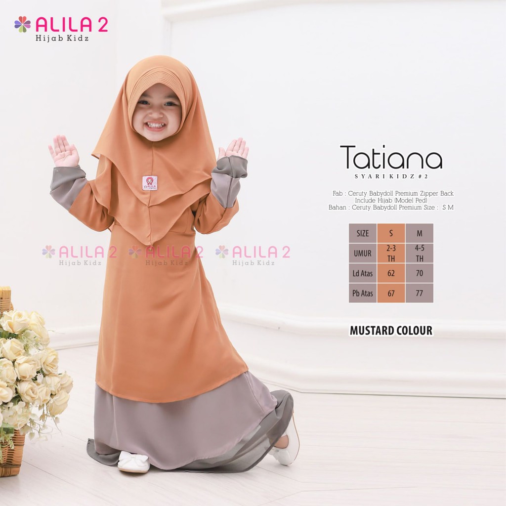 baju lebaran / gamis lebaran / baju anak anak / baju anak perempuan / baju anak umur 5 tahun cewek 1