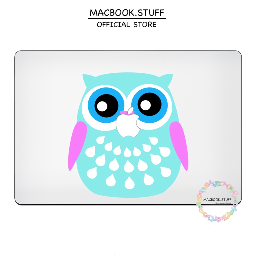 MACBOOK Case CUSTOM OWL DESIGN NEW AIR PRO RETINA 11 12 13 14 15 16 INCH NON /  WITH CD ROOM / TOUCHBAR / TOUCH ID / M1 2020 2021 2022