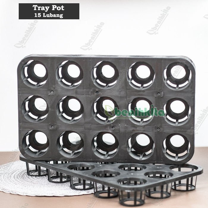 Tray Semai/Pot Tray Bibit Anggrek 15 Lubang