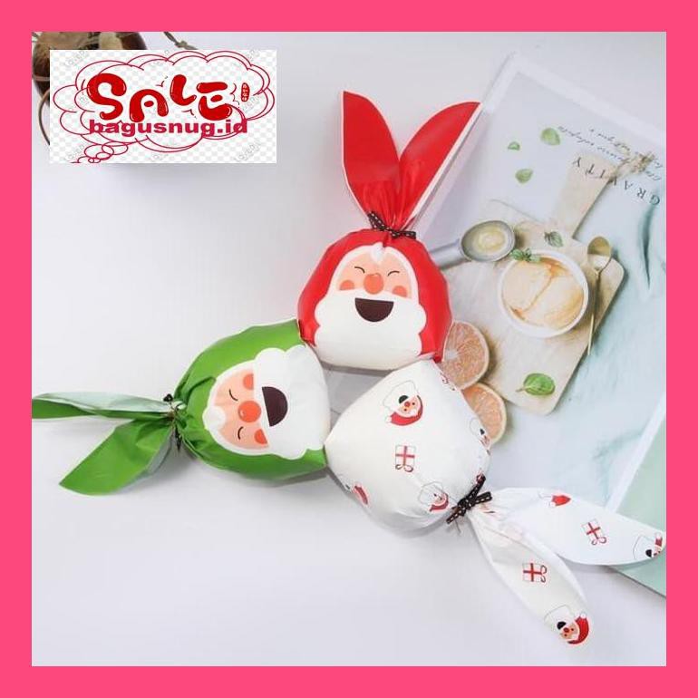 

Perlengkapan Natal Nugy- Plastik Rabbit Edisi Natal | Goodie Bag Natal | Christmas Plastik Nata