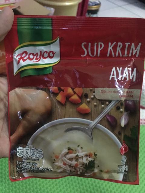 Royco sup krim ayam 58gr pak  Shopee Indonesia