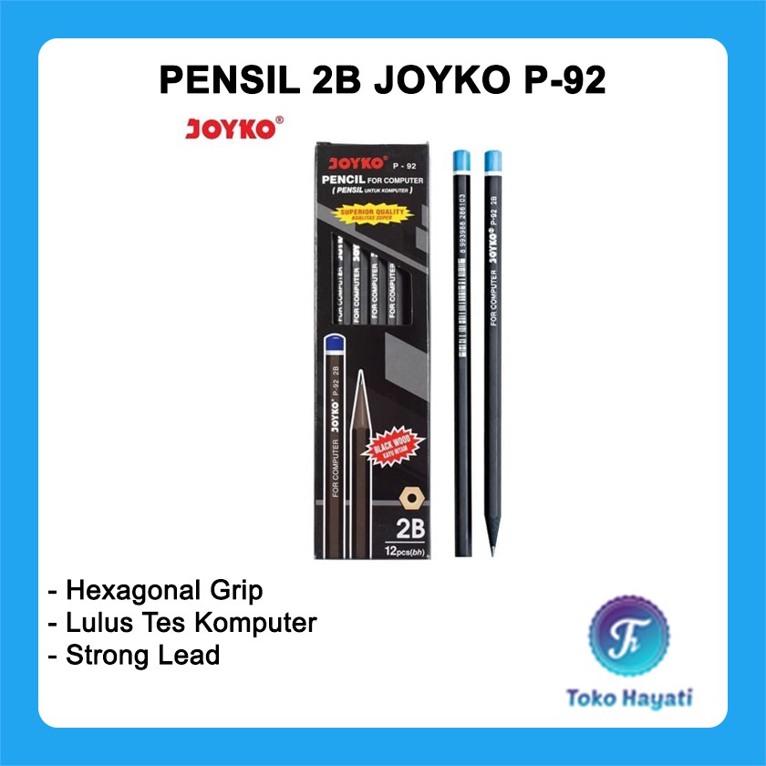 

Pensil 2B Joyko Hitam P-92