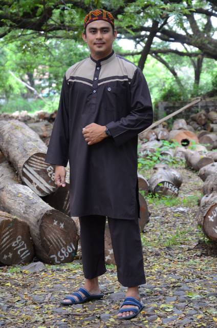 Gamis Pria Muslim / Stelan Gamis Maroko #Alkhoir