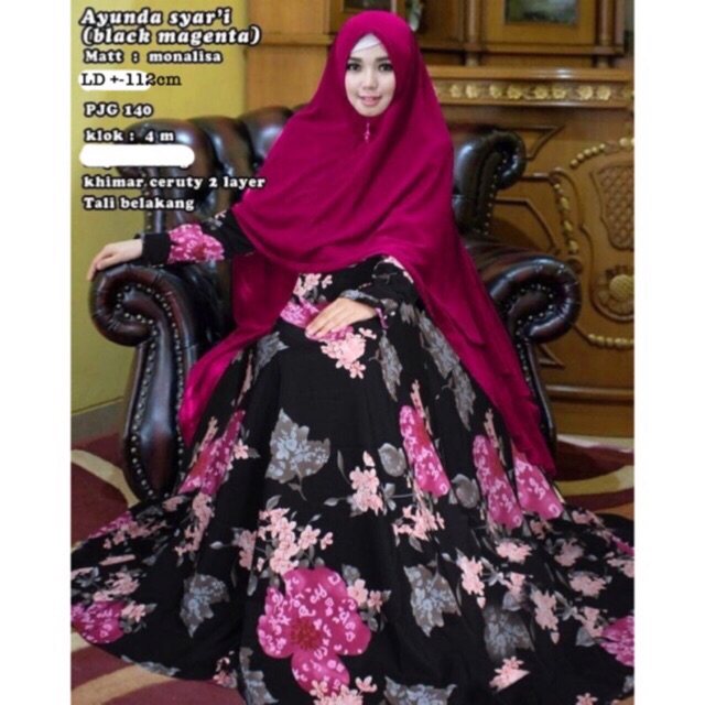 AYUNDA SYARI / SANIRA SYARI / ASYIFA muslimah dress