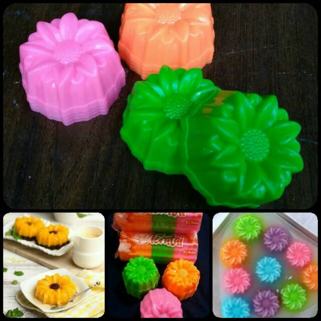 Cetakan Puding Teratai Cetakan Bolu Puding Bunga Matahari