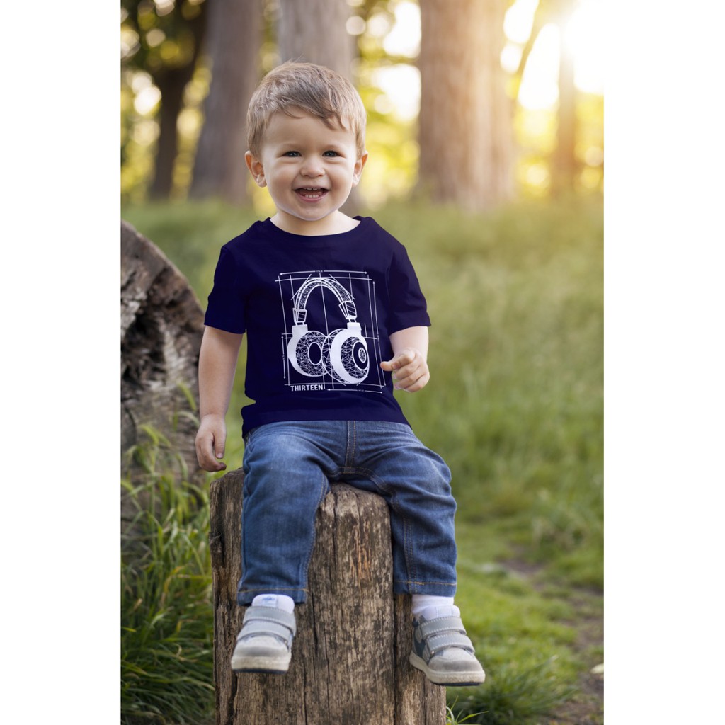 KAOS DISTRO ANAK THIRTEEN NAVY CODE 160/D.Shelter