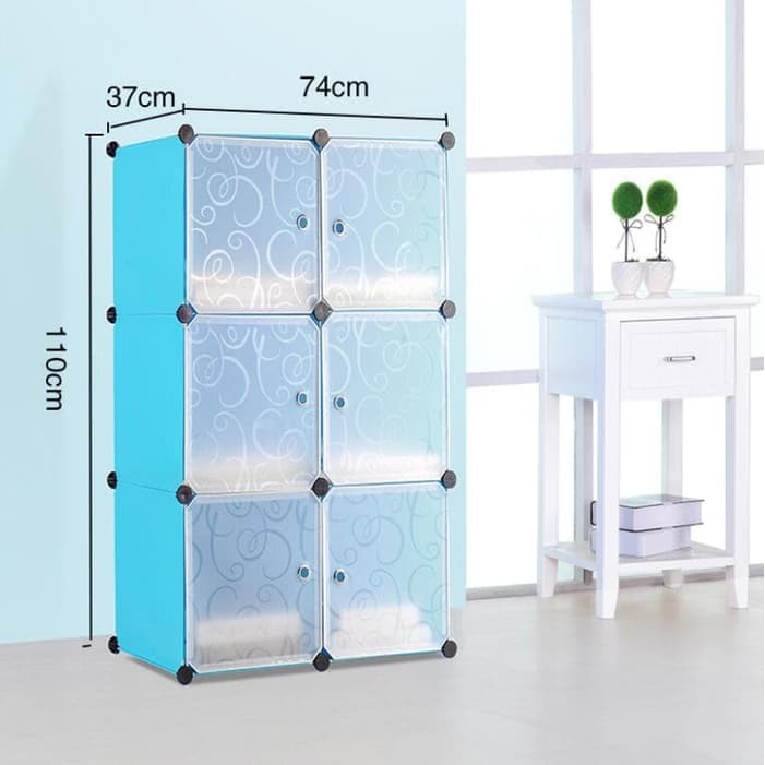 rak pakaian baju serbaguna lipat minimalis kekinian laci D0J3 lemari baju promo terbaru kabinet rak 