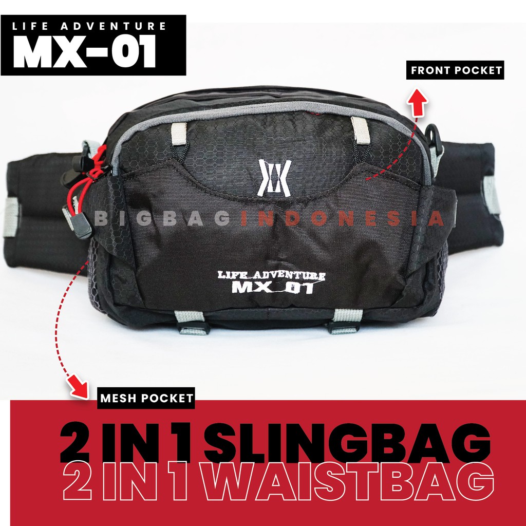 PTS -Tas Selempang Tas Selempang GEAR BAG LIFE MX 01 Adventure Original SH