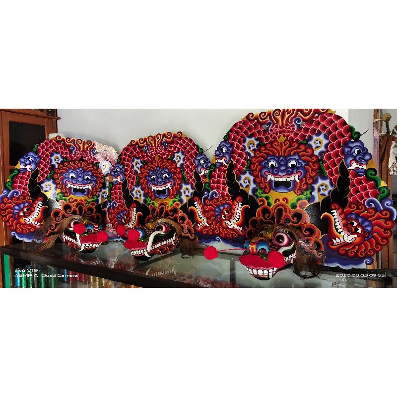 barongan cat brush smp sma barongan caplokan pecut bopo pecut devil reog tik ganongan bujang ganong