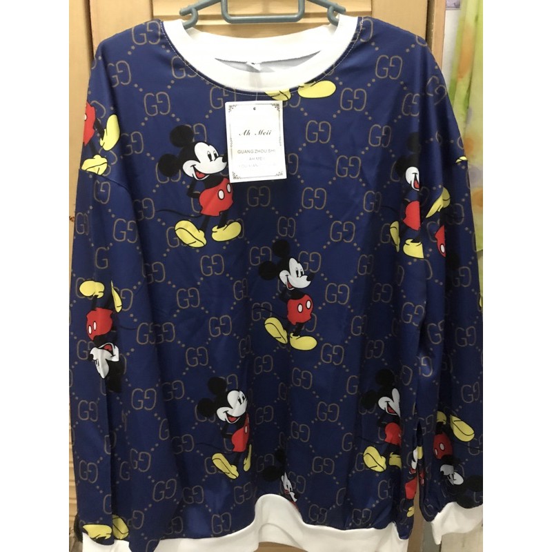baju kaos gucci Mickey mouse bahan adem NEW Disney x gucci