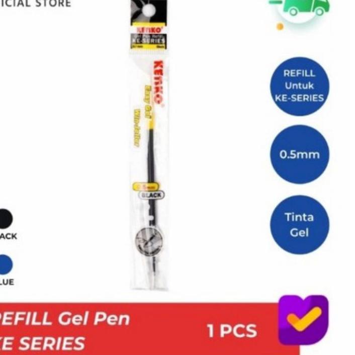 

Bagus Dipakai Refill pulpen/isi pulpen Gel easy kenko Ke series ( 1pk ) HR6$