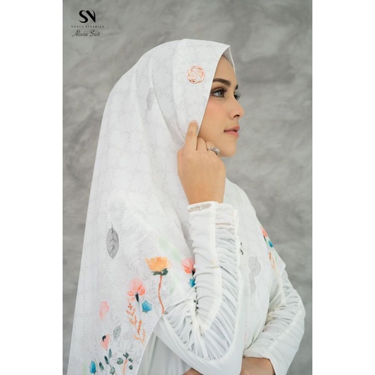 GAMIS SET KERUDUNG PRINTING LUBNA BY NISABILA SHALU
