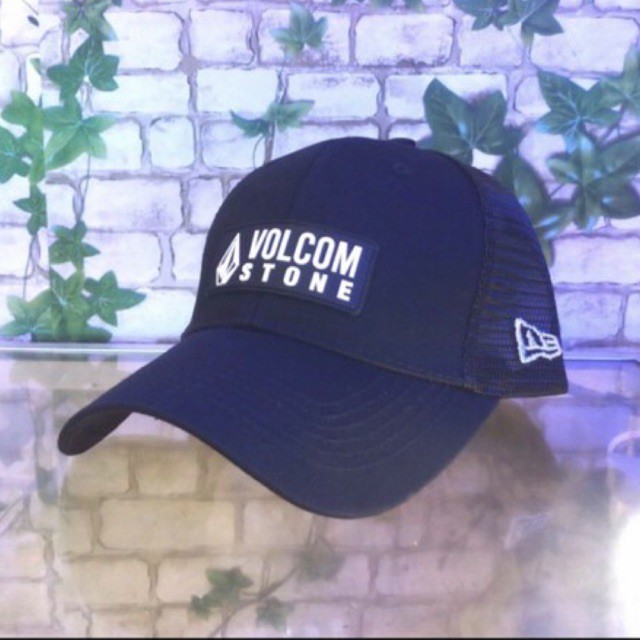 Topi Volcom Original New Era Black - Trucker - Topi Jaring