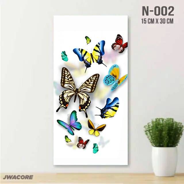 WALL DECOR HIASAN DINDING MOTIF KUPU-KUPU