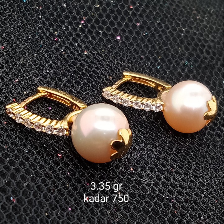 Anting Emas 17K - 3.35 gr Kadar 750 - 1275