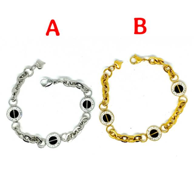 Gelang Rantai Logo Mata Pasir Shopee Indonesia