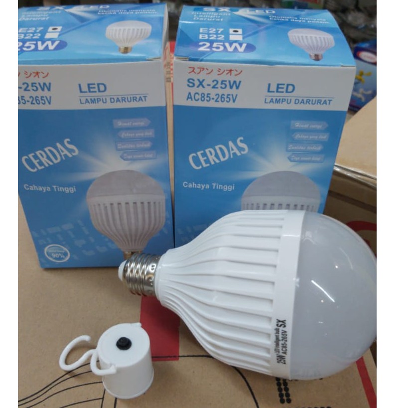 lampu emergensi cerdas sx-25w