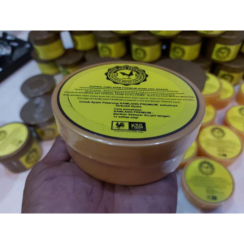 KAMLANG PREMIUM 300gr KAMLANG BASAH DOPING JAMU AYAM JAGO PETARUNG PRODUK KSG JOGJA