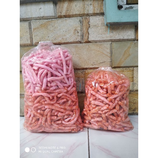 

kerupuk Cubit-cubitan/Murah/Kerupuk Pedas Kemasan 250gr