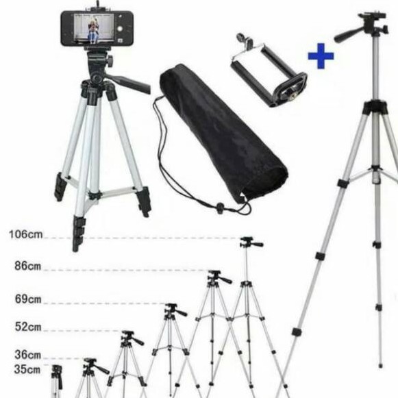 Tripod 1 (satu) Meter Portable + U Holder