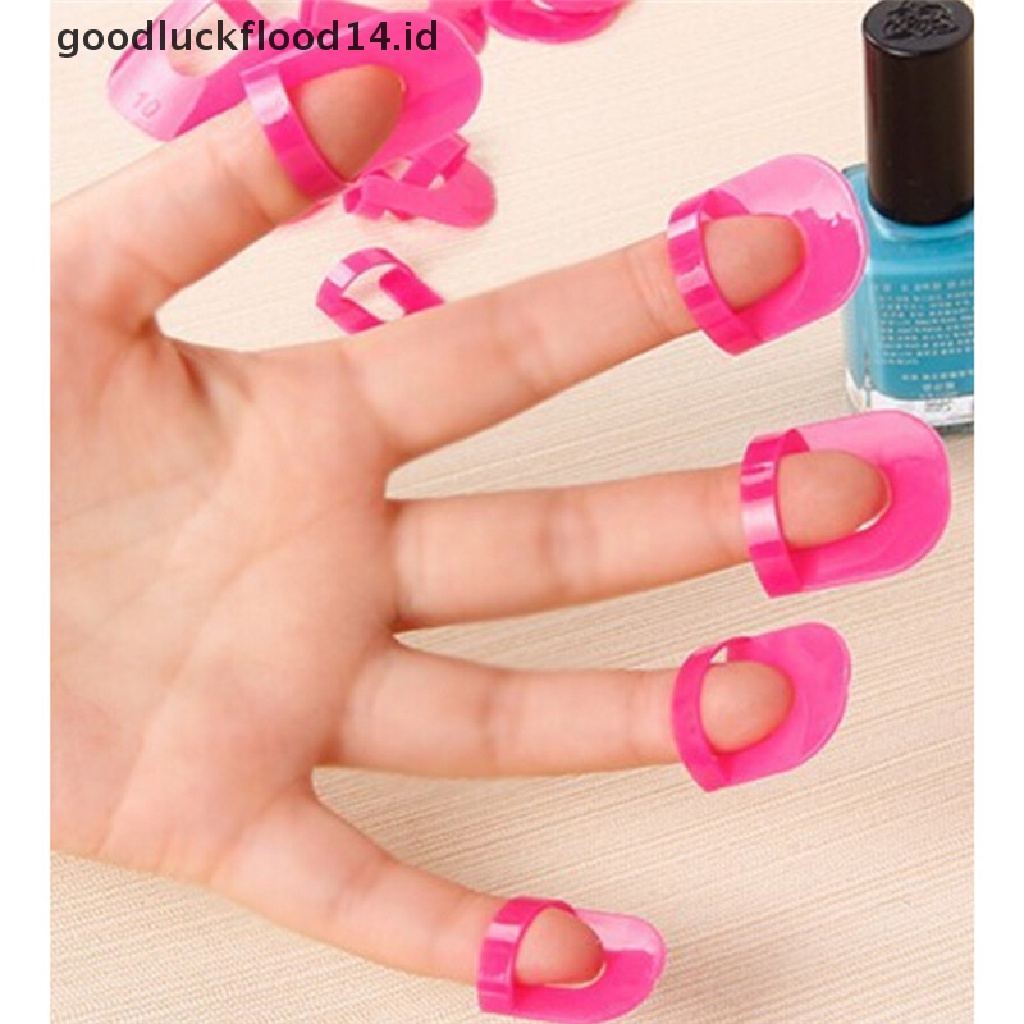 26pcs / Set Alat Pelindung Jari Untuk Nail Art