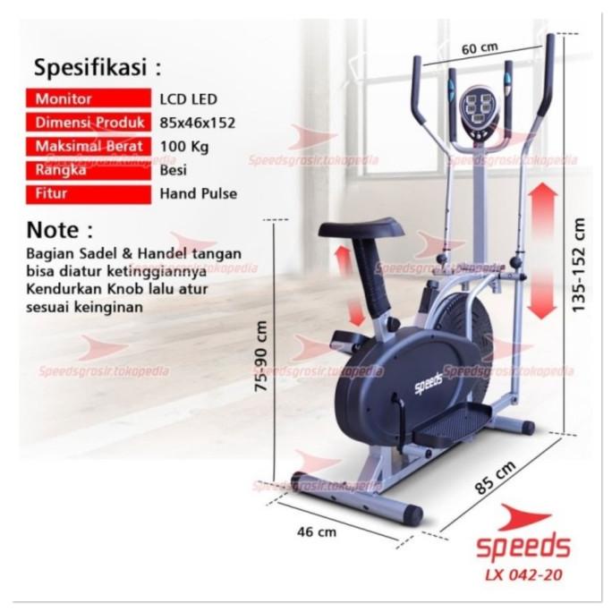 Sepeda Statis Orbitrack Platinum Bike Sepeda Fitness Speeds 042-20