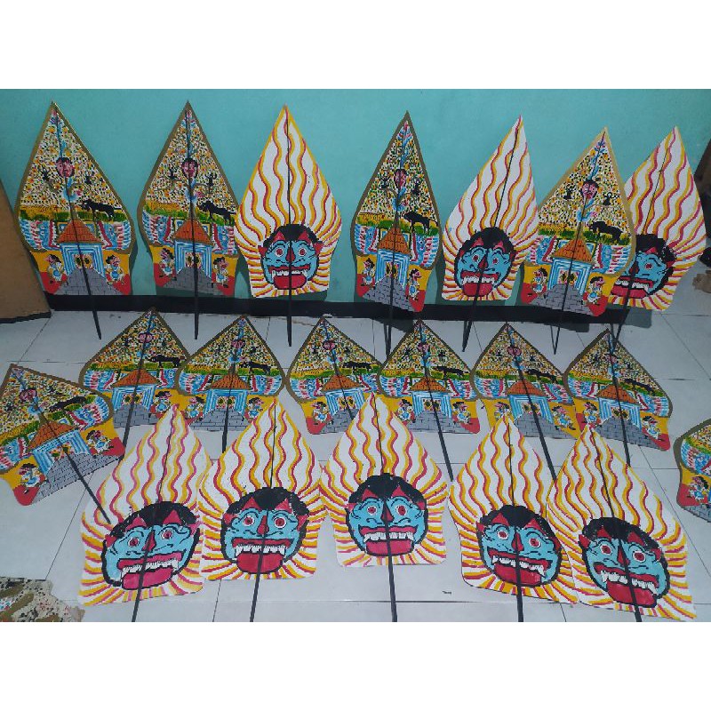 Miawmiaw_Id Wayang Kulit Kertas Gunungan Gunung Kayon 60Cm