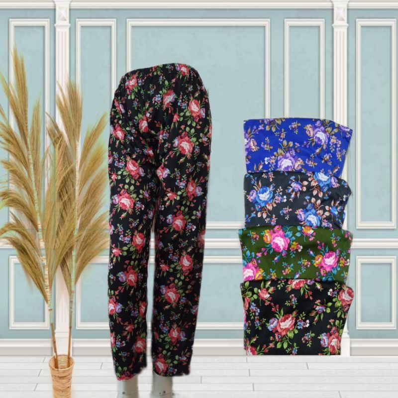 legging daleman motif bunga