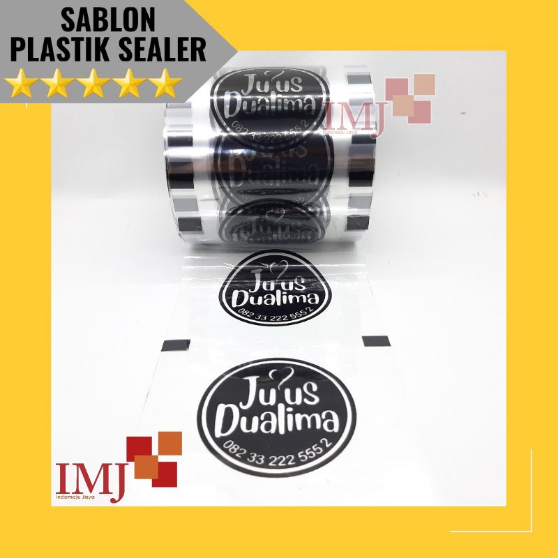 GRATIS DESAIN sablon plastik lid cup sealer