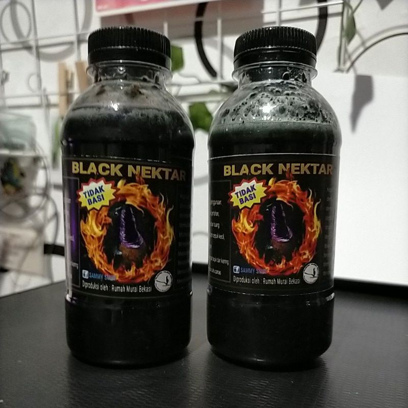 BLACK NEKTAR NEKTAR HITAM 250ML PENGGACOR BURUNG KOLIBRI KONIN PLECI LOMBA DAN HARIAN