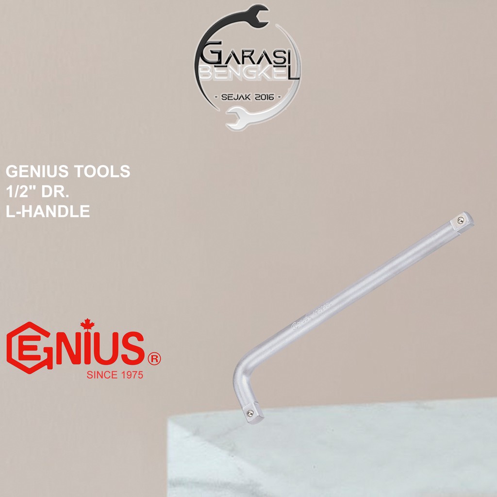 Genius Tools 1/2" Dr. L-Handle - Gagang Shock L